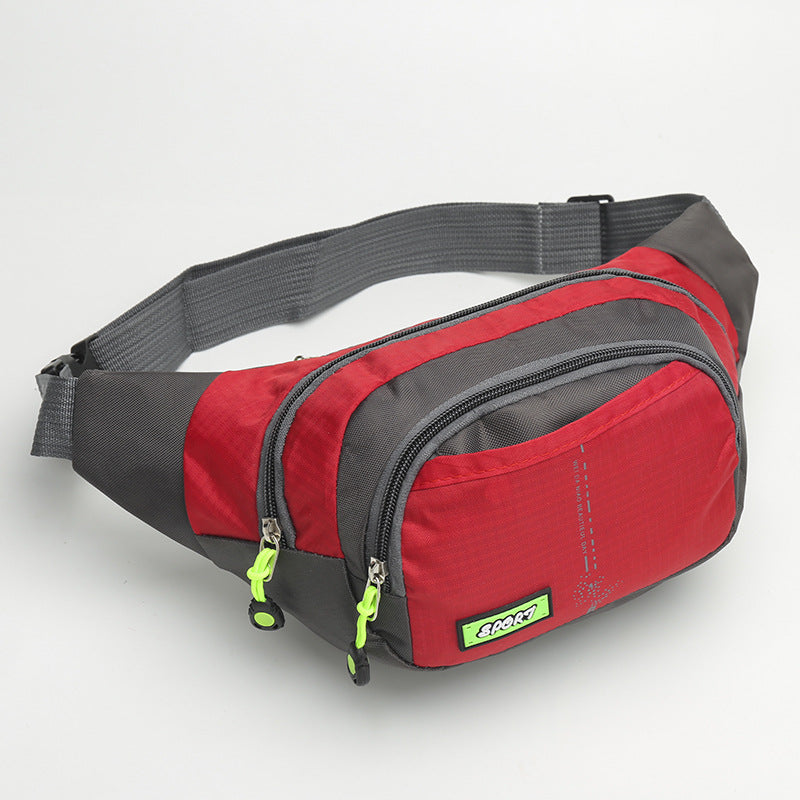Wholesale Outdoor mountaineering multifunctional men's and women's running waist bag leisure travel waterproof crossbody chest bag
